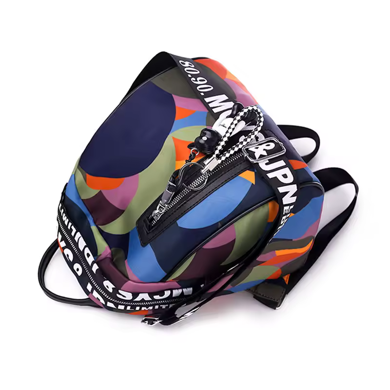 Mochila pequeña impermeable antirrobo para mujer, morral Oxford multifunción - Imagen 3