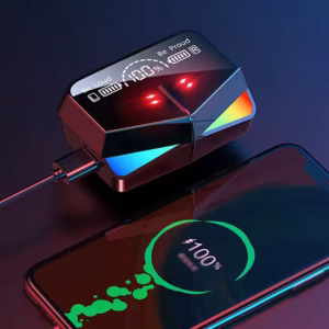 Alternative view of Auriculares inalámbricos intrauditivos para juegos de deportes electrónicos, larga duración, baja latencia, auriculares digitales inalámbricos con reducción de ruido táctil