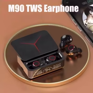 Alternative view of Auriculares TWS M90 Bluetooth 5,3, auriculares inalámbricos con Control táctil para jugadores, auriculares estéreo HIFI 9D con reducción de ruido y micrófono