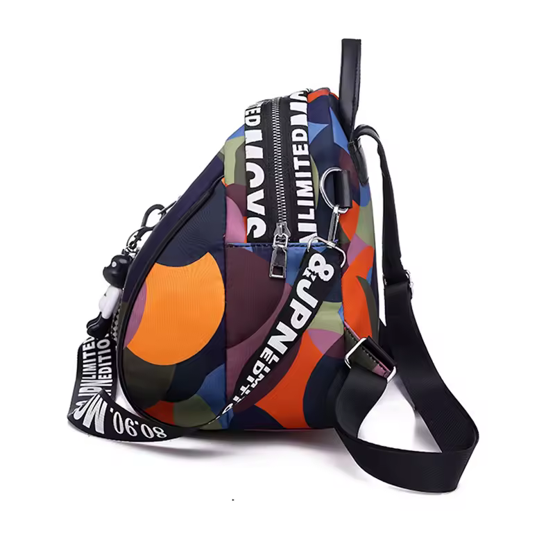 Mochila pequeña impermeable antirrobo para mujer, morral Oxford multifunción - Imagen 4