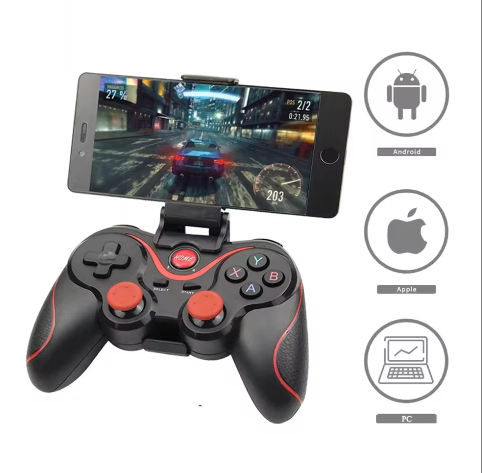 Control de juego inalámbrico X3 con Bluetooth para PC, teléfono móvil, Android, IOS, TV BOX, tableta, Joystick