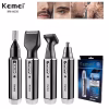 Kemei-recortador de pelo eléctrico para hombre, multifunción, 4 en 1, recargable