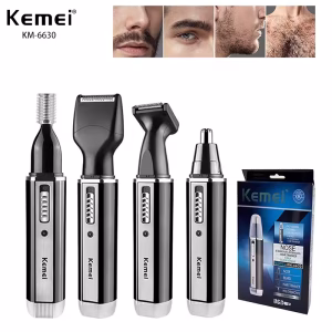 Kemei-recortador de pelo eléctrico para hombre, multifunción, 4 en 1, recargable