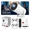 GAME PROYECTOR M300 MAX ANDROID 4K + VIDEOJUEGOS