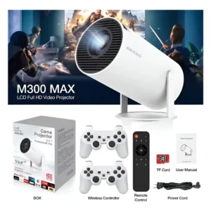 GAME PROYECTOR M300 MAX ANDROID 4K + VIDEOJUEGOS